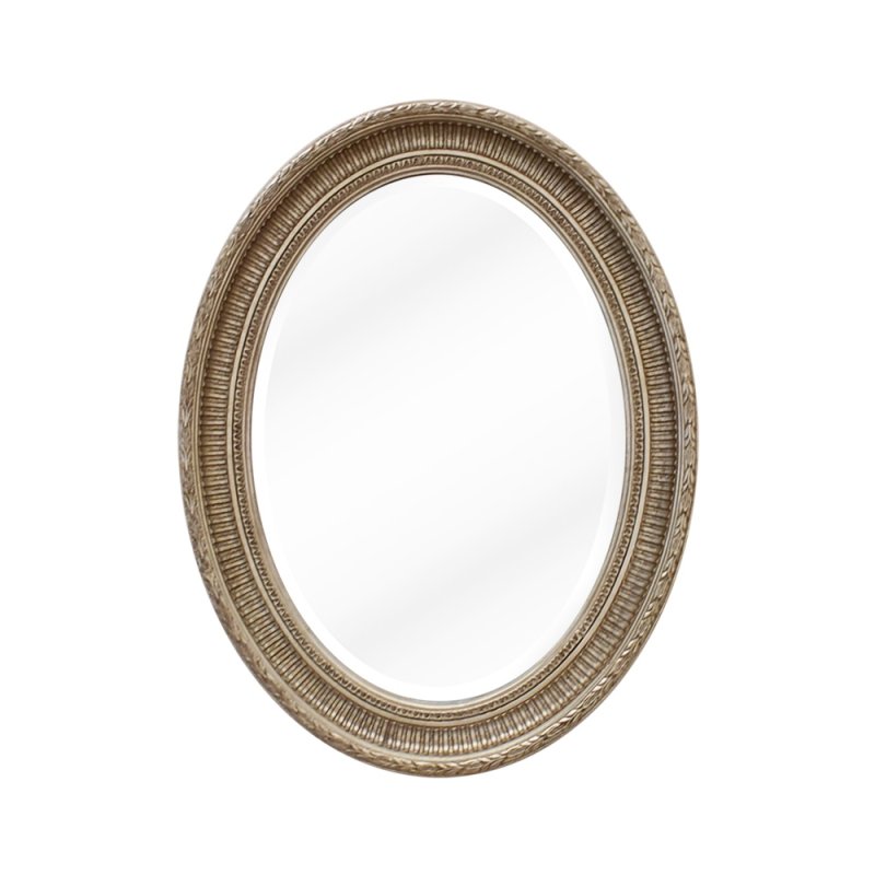 Mindy Brownes Theodore Oval Mirror Antique Gold