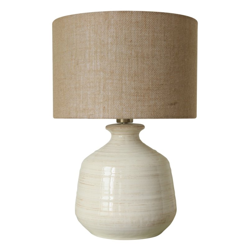 Mindy Brownes Gracie Table Lamp Cream Base With Beige Shade