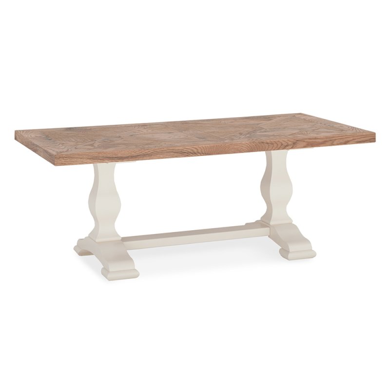 Belgrave Coffee Table Ivory & Oak