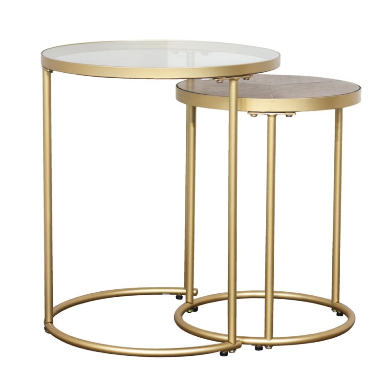 Andrea Nest Of Tables (Set of 2) Gold