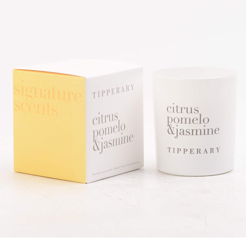 Tipperary Crystal Signature Scents Citrus, Pomelo & Jasmine Candle 180gm