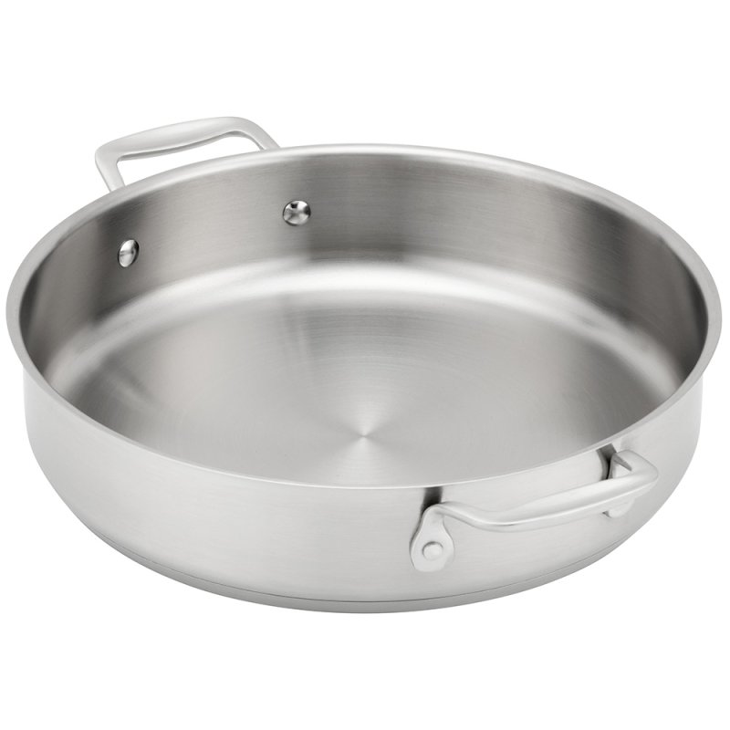 Profile Matt Stainless Steel Sauteuse Pan 28cm