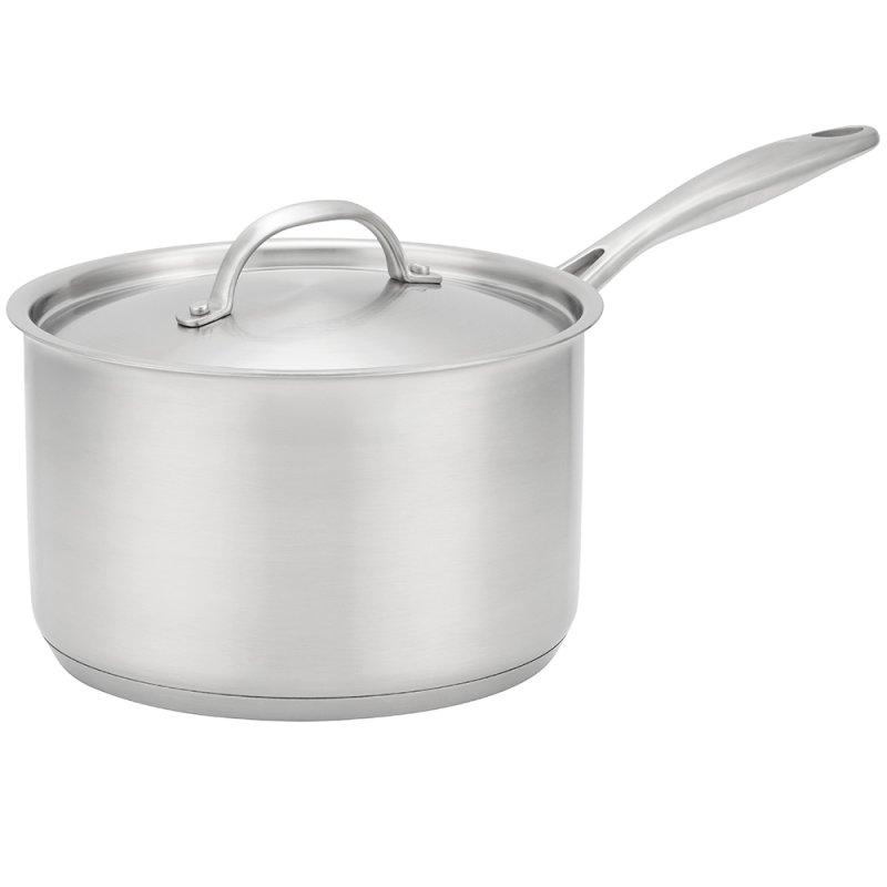 Profile Matte Stainless Steel Saucepan 20cm with lid