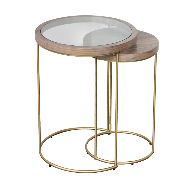 Ellen Nest Of Tables (Set of 2) Gold