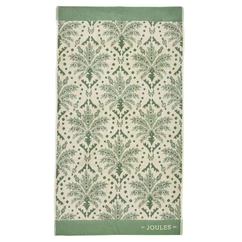 Palm Geo Hand Towel Green 