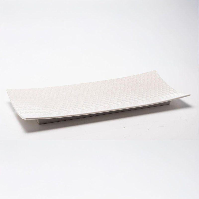 Ceramic Sandwich Tray White