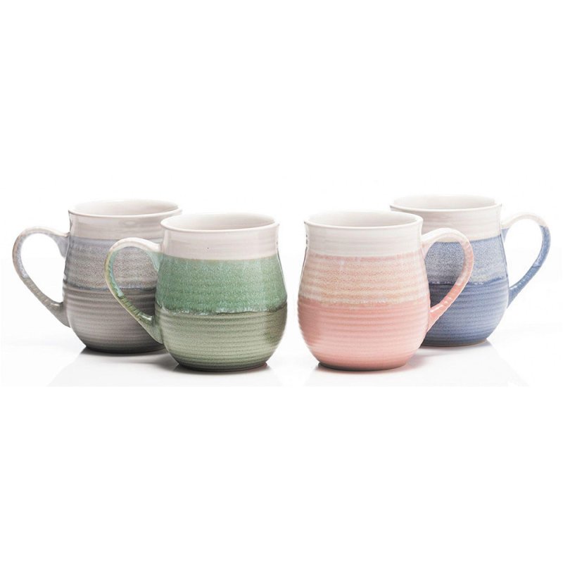 Eva Pottery Mugs (Set Of 4)