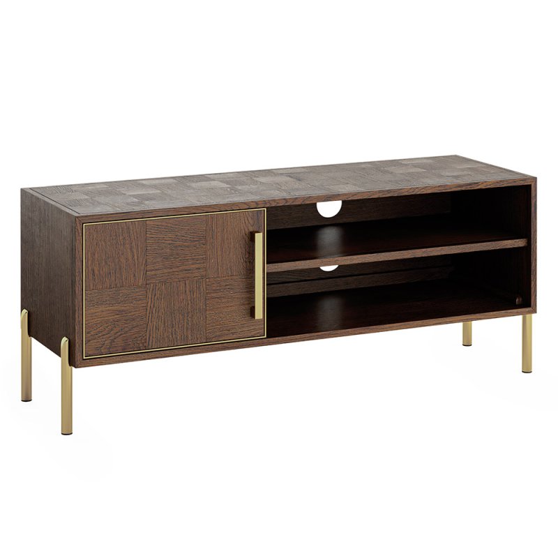 Grace 1 Door Small TV/Entertainment Unit Dark Wood