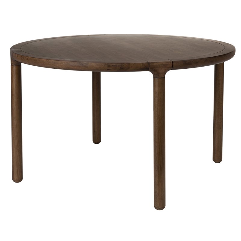 Storm 6-8 Person Round Dining Table Walnut