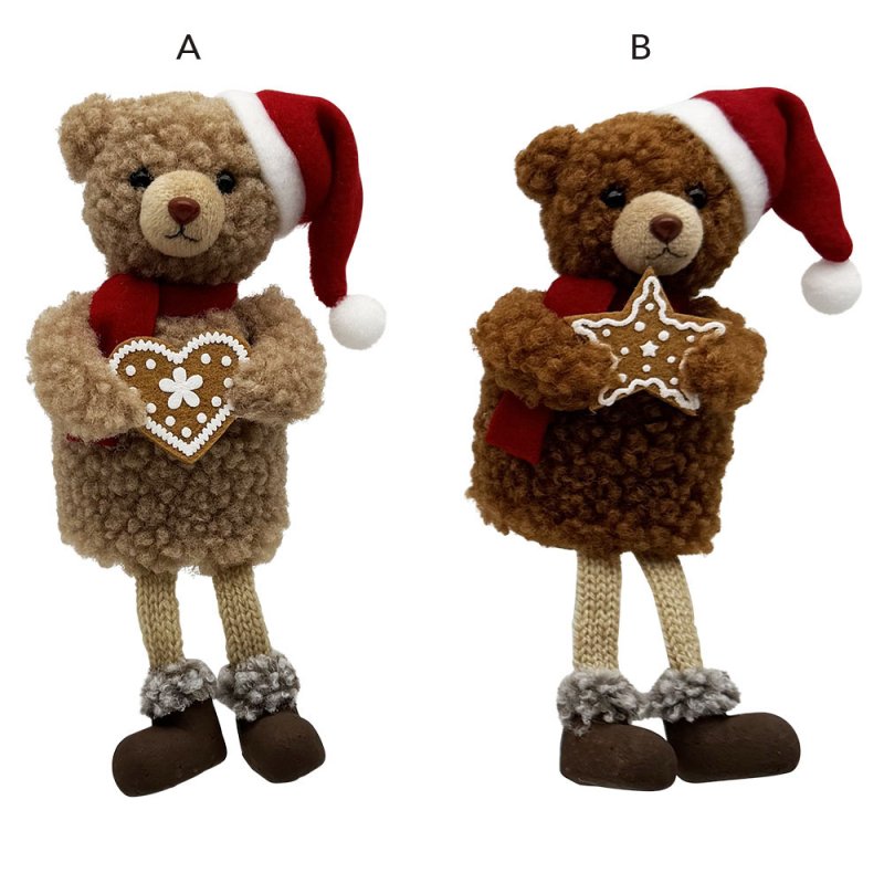 Teddy Bear With Dangly Legs Brown (Choice of 2)