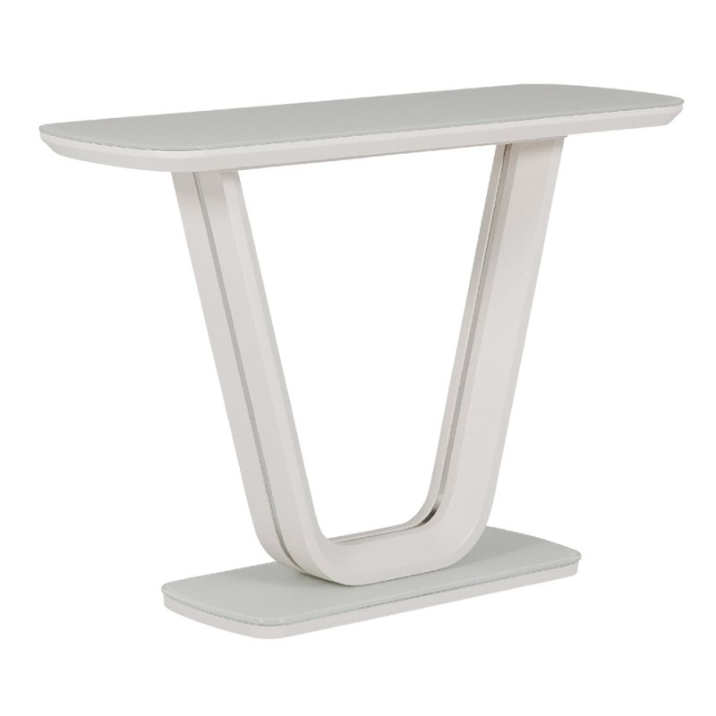 Lazzaro Console Table Putty