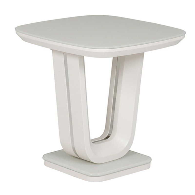 Lazzaro Side/Lamp Table Putty