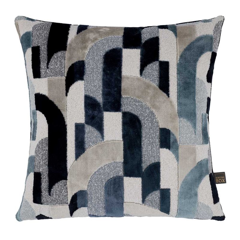 Scatter Box Ashton Cushion 43cm x 43cm Blue 1