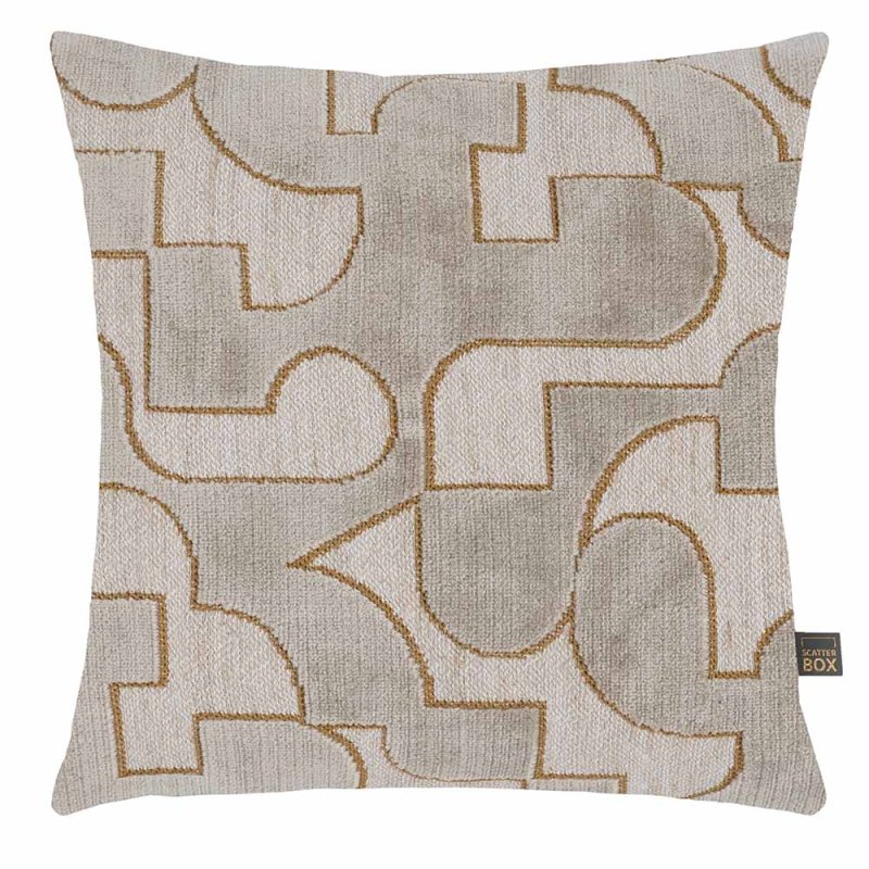 Scatter Box Carter Cushion 58cm x 58cm Natural 1