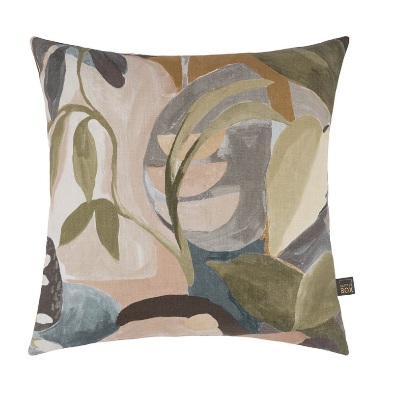 Scatter Box Everleigh Cushion 45cm x 45cm Blue/Green 1