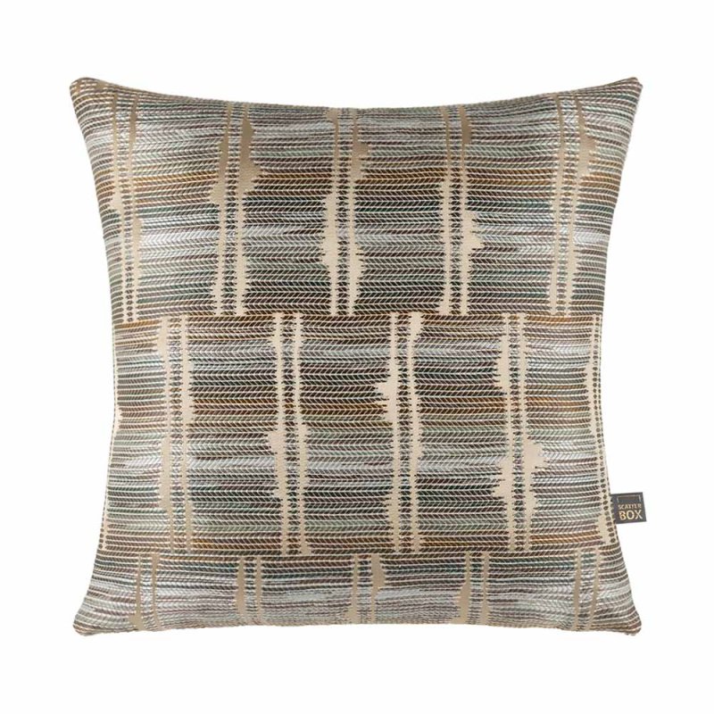 Scatter Box Iridessa Cushion 58cm x 58cm Blue 1