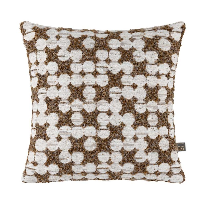 Scatter Box Tia Cushion 58cm x 58cm Tabacco 1