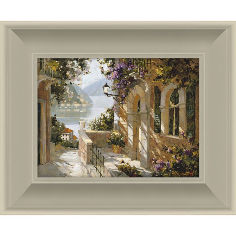 Artko Como Cottage Small 56cm x 46cm Picture By Marilyn Simandle Beige Frame