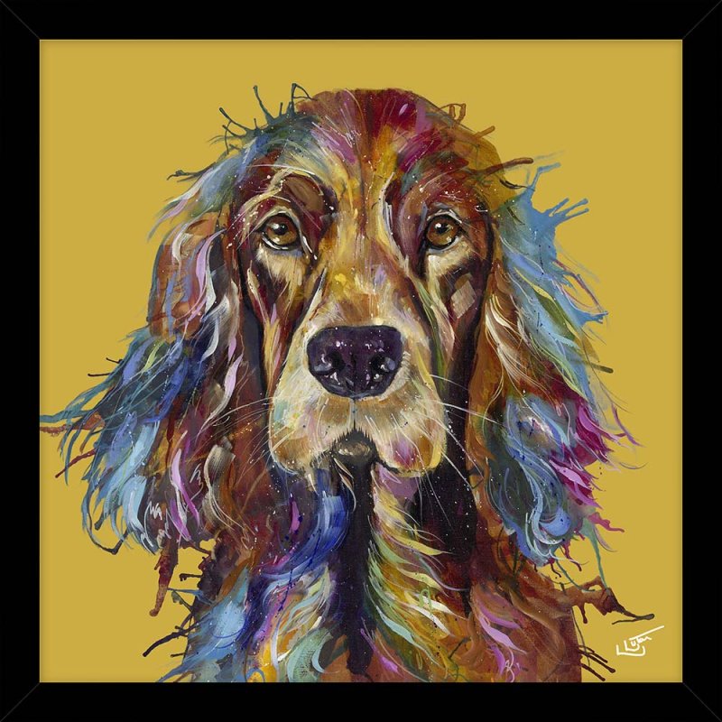 Artko Daniel Small 43.5cm x 43.5cm Picture By Louise Luton Black Frame 