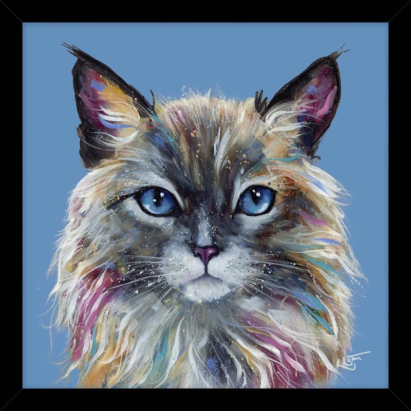 Artko Hettie Small 43.5cm x 43.5cm Picture By Louise Luton Black Frame 