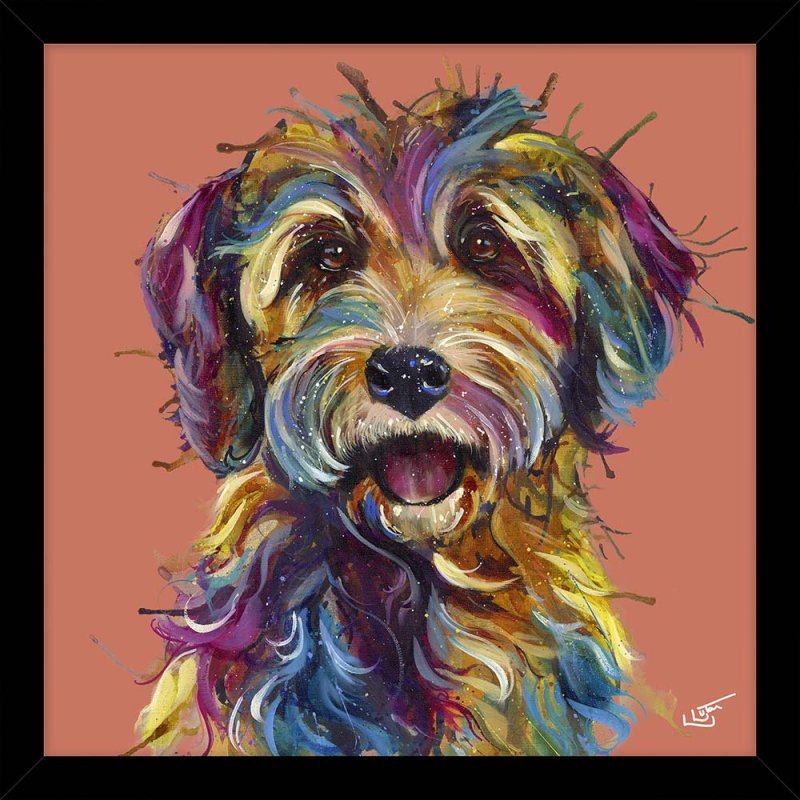 Artko Luna Small 43.5cm x 43.5cm Picture By Louise Luton Black Frame 