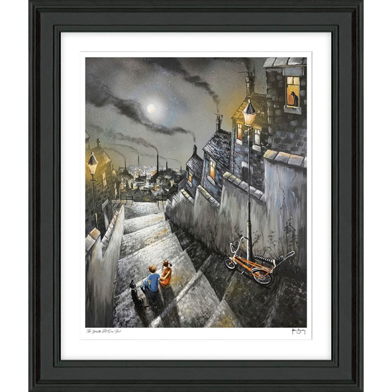 Artko The World At Our Feet 59cm x 69cm Picture By Adam Barsby Black Frame 
