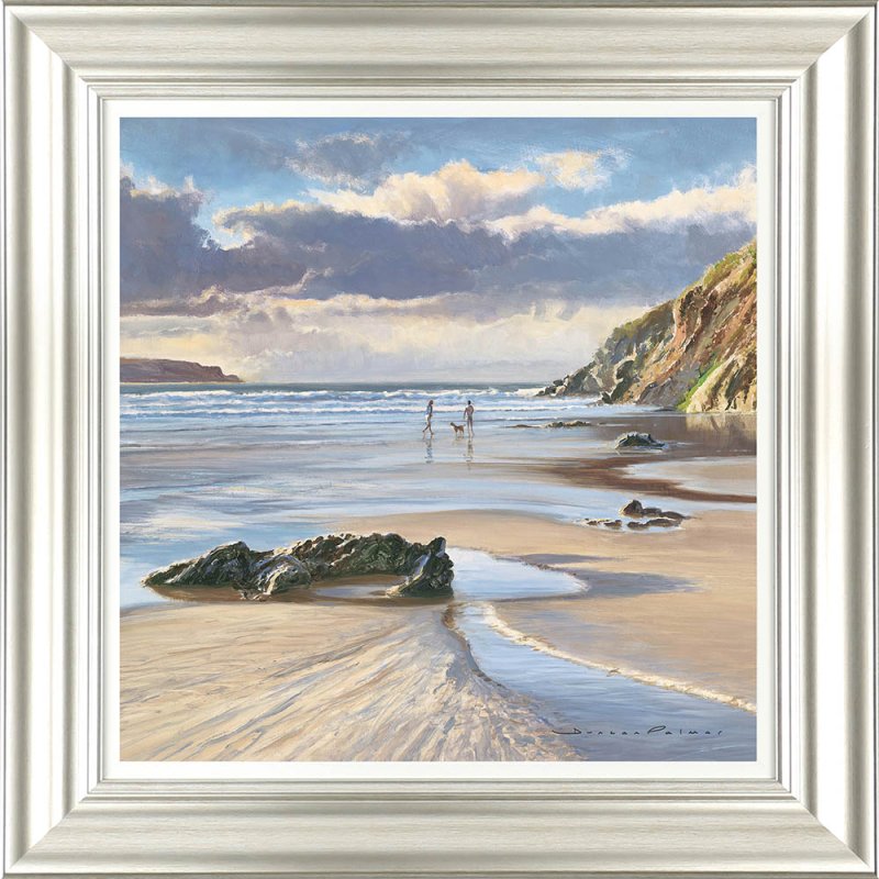 Artko Among The Tides 51cm x 51cm Picture By Duncan Palmer Silver Frame