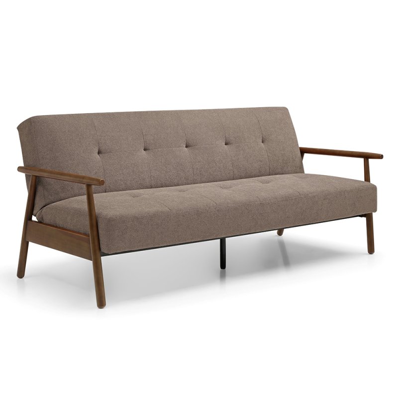 Guarda 3 Seater Sofa Bed Fabric Taupe 1
