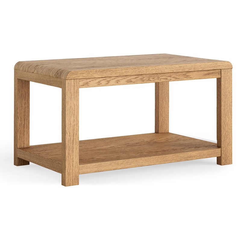 Billie Coffee Table With Shelf Oak