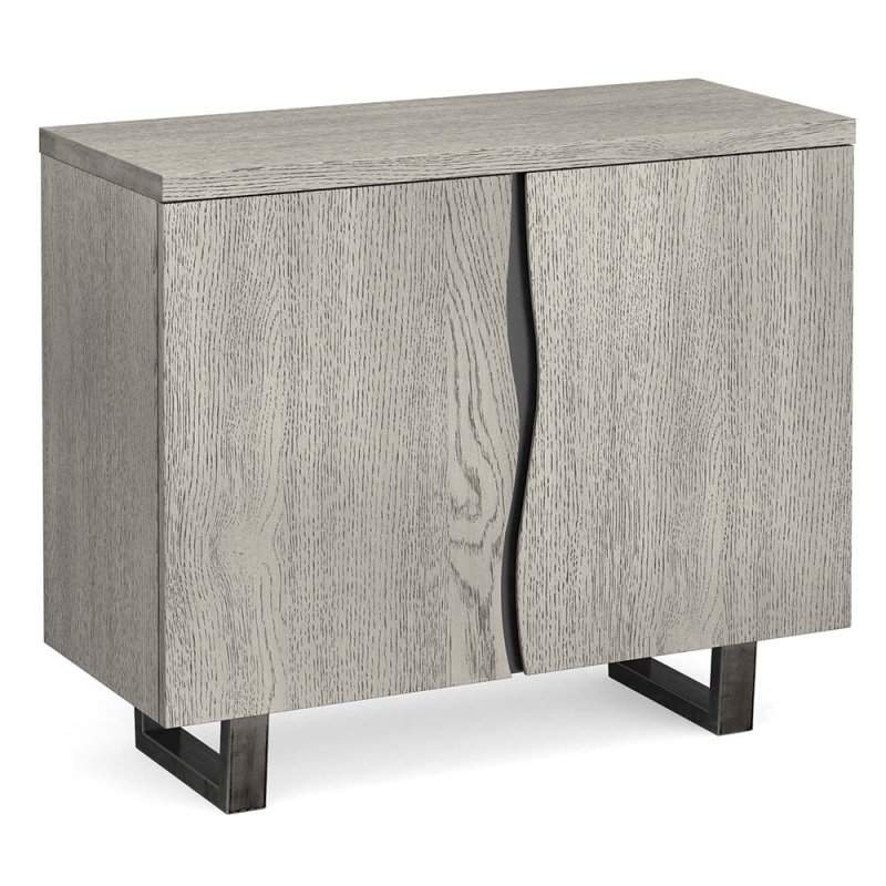 Brooklyn 2 Door Small Sideboard Natural Grey