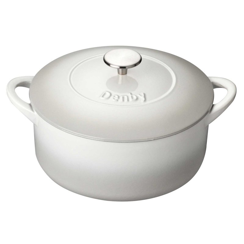 Natural Canvas Cast Iron 24cm Round Casserole