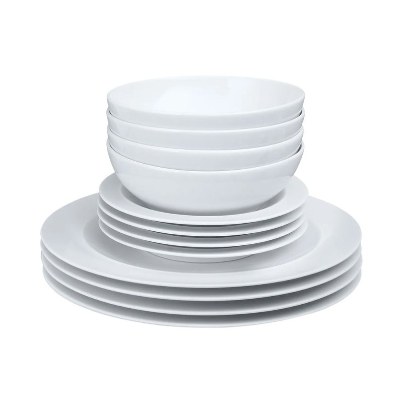 White By Denby 12 Piece Tableware Set 