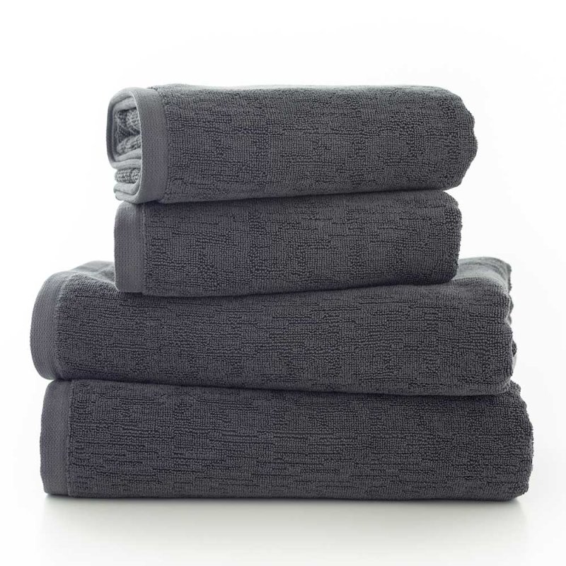 The Lyndon Company Linwood Hand Towel Charcoal