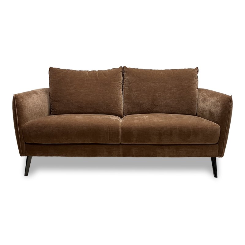 Fabbrica Basel 2 Seater Sofa Fabric Can 500 Caramel