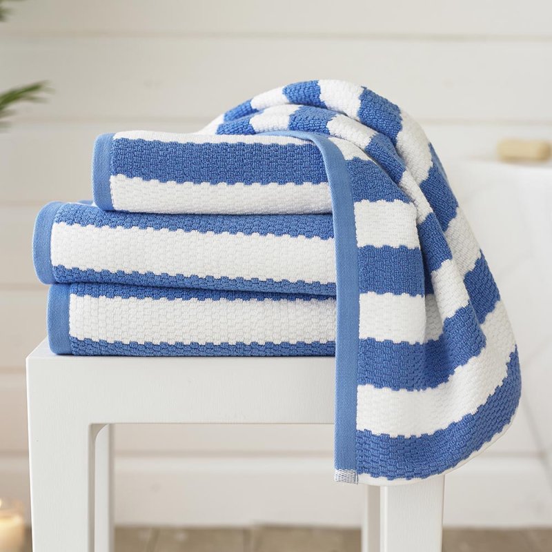 Deyongs Boston Bath Towel Royal Blue Lifestyle
