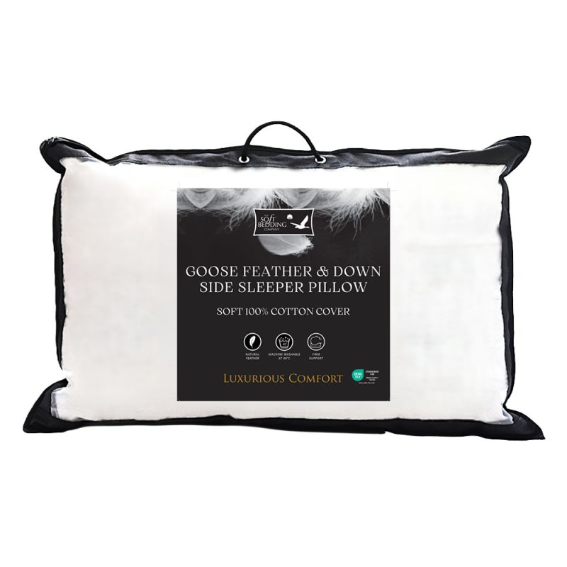The Soft Bedding Company Goose Feather & Down Box Pillow