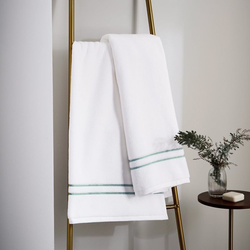 Bedeck of Belfast Murano Bath Towel Celadon Lifestyle