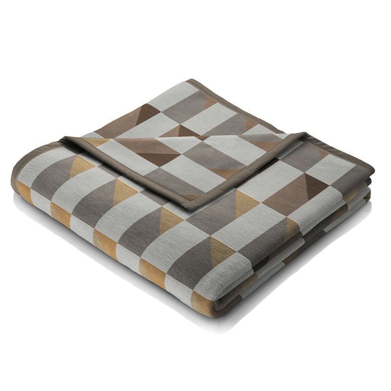 Biederlack Colton Bricks Throw 140cm x180cm Natural