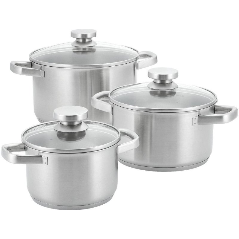 Judge 3 Piece Casserole Set with Glass Lids
