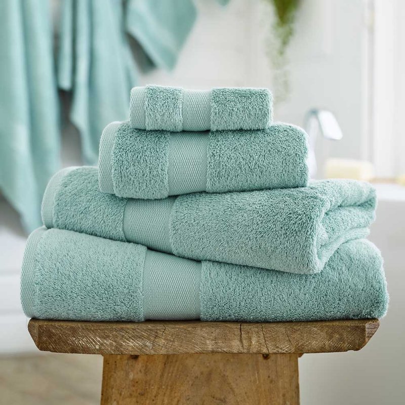 Deyongs Egyption Embrace Bath Sheet Duck Egg Lifestyle