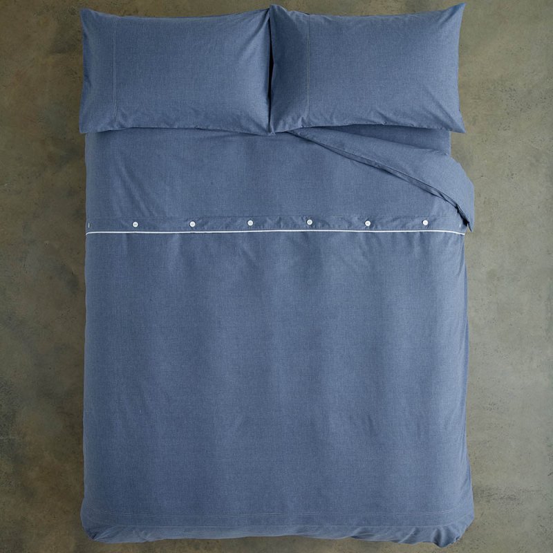 Deyongs Southwick King Duvet Cover Set Blue No Background