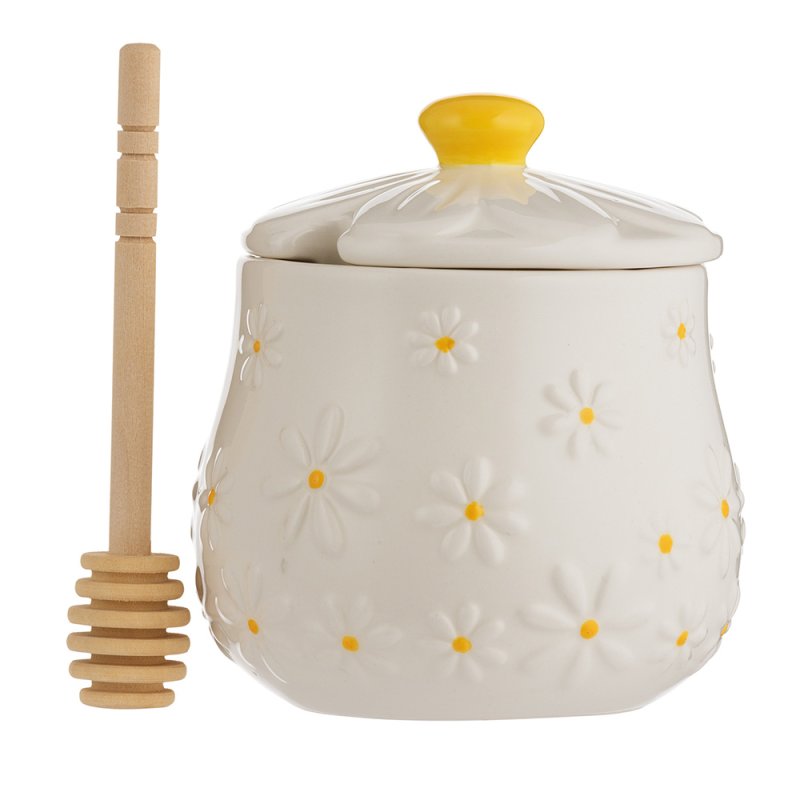 PRICE & KENSINGTON Daisy Honey Pot & Drizzler