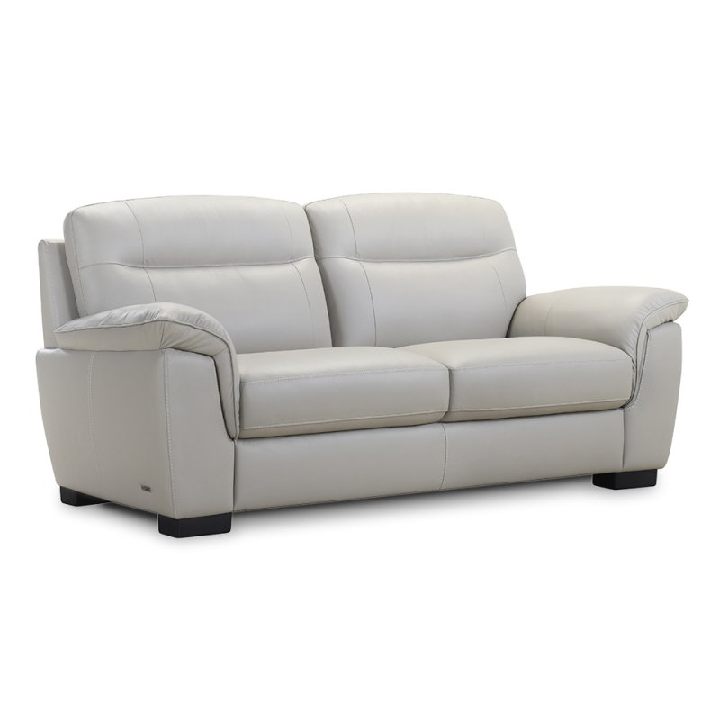 Monviso 3 Seater Sofa Leather Category 10(S) Dove Grey