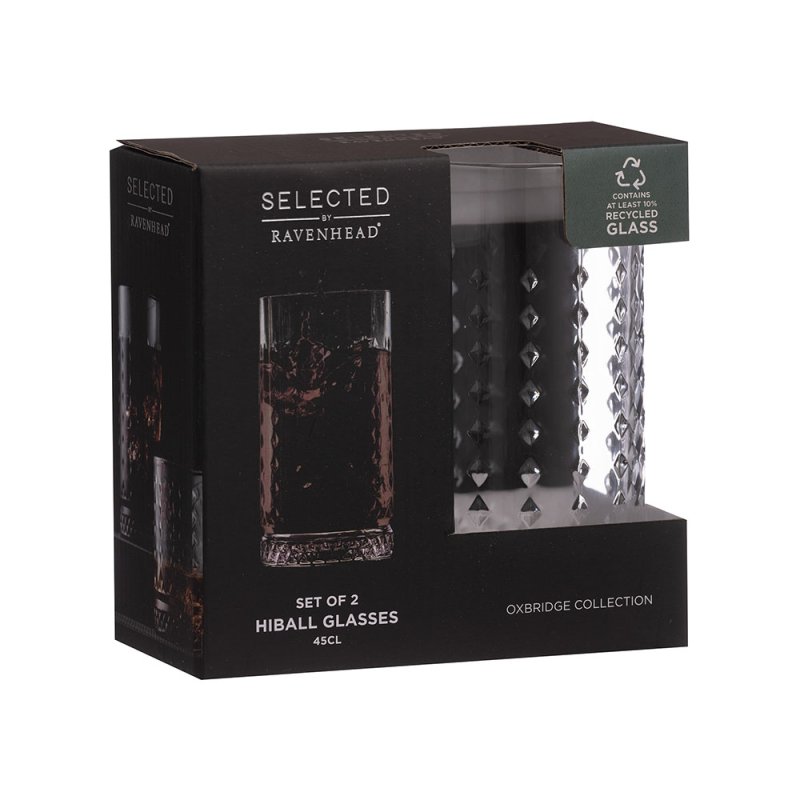 Ravenhead Oxbridge Hi-ball Glasses (Set Of 2)