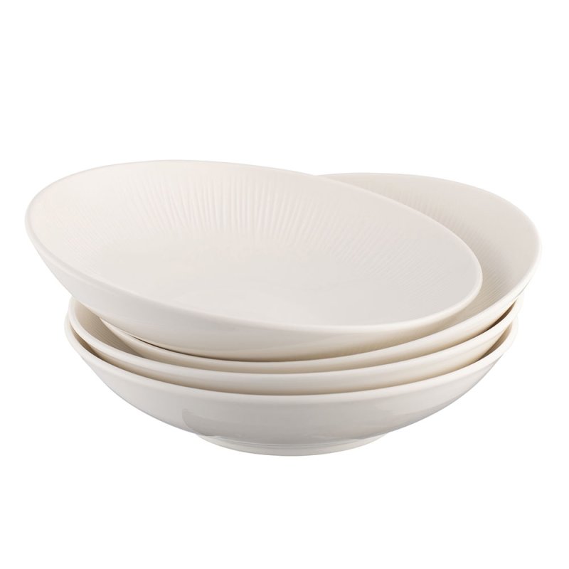 Belleek Erne Pasta Bowls (Set of 4)