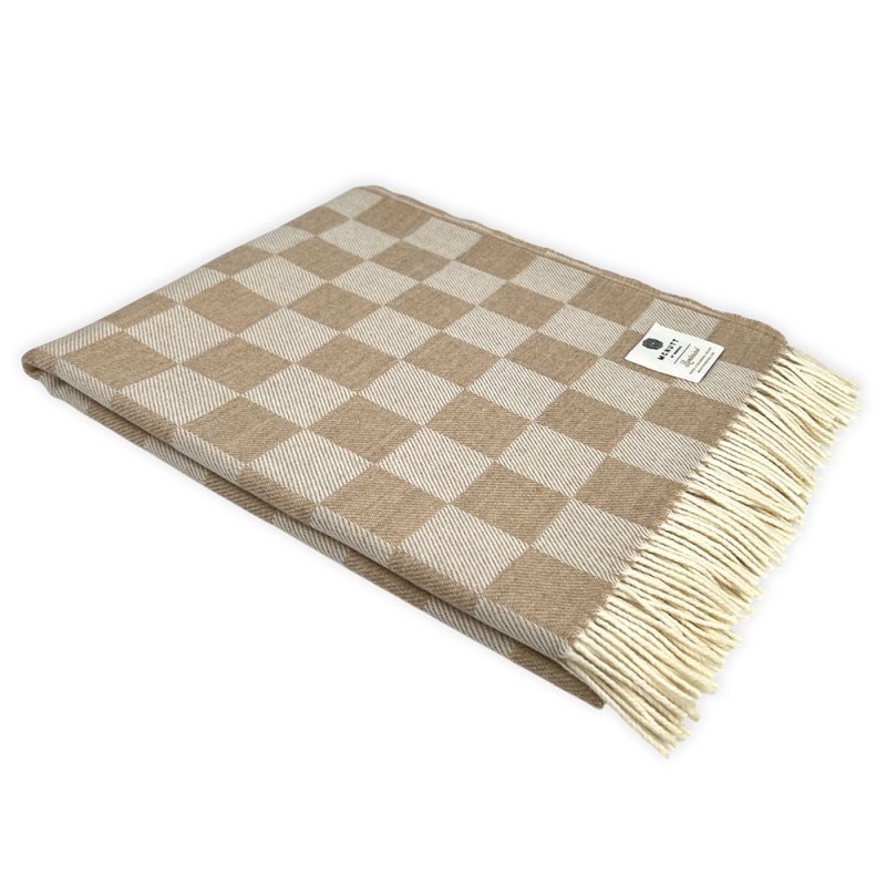 McNutt Supersoft Cillian Throw 145cm x 200cm Beige