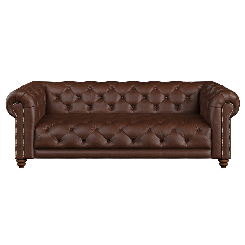 Stax 3.5 Seater Shallow Sofa Leather Category B Kodak