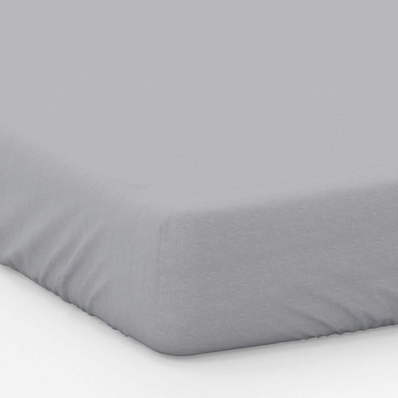 Belledorm 500 Thread Count Cotton Rich Single Fitted Sheet Platinum (15")