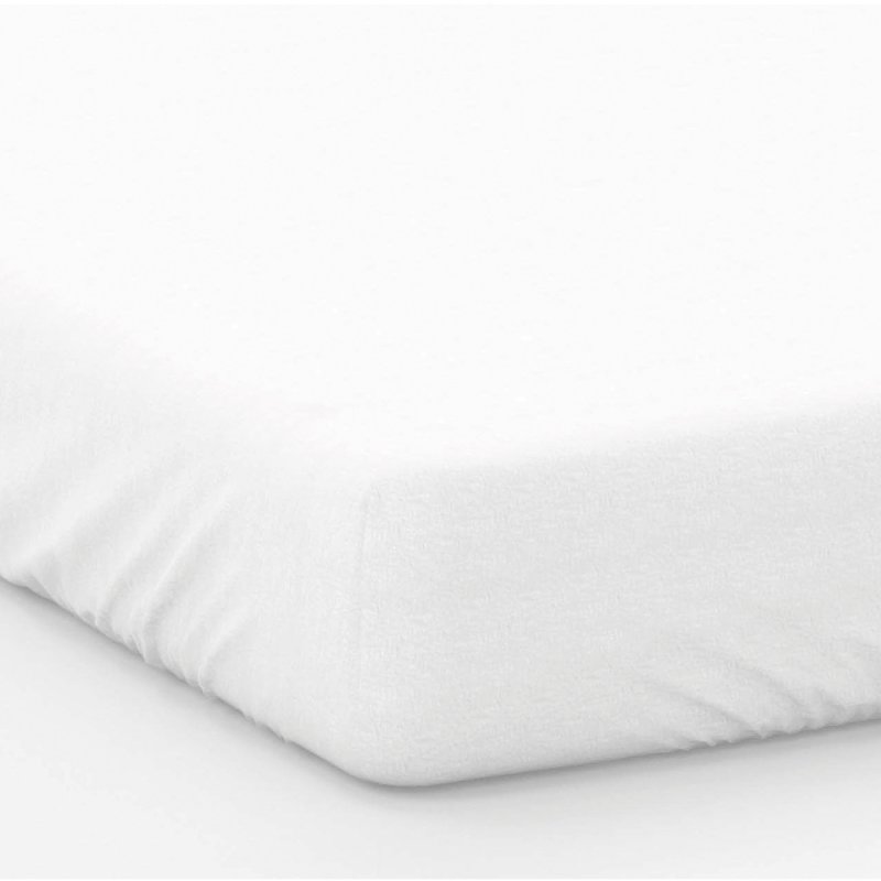 Belledorm 500 Thread Count Cotton Rich King Fitted Sheet White (15")