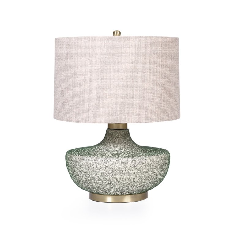 Mindy Brownes Jessica Table Lamp Pale Green Base With Beige Linen Shade